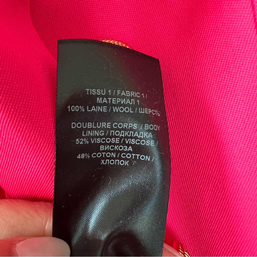 BALMAIN Double-Breasted Grain De Poudre Wool Blazer - Picture 8 of 12